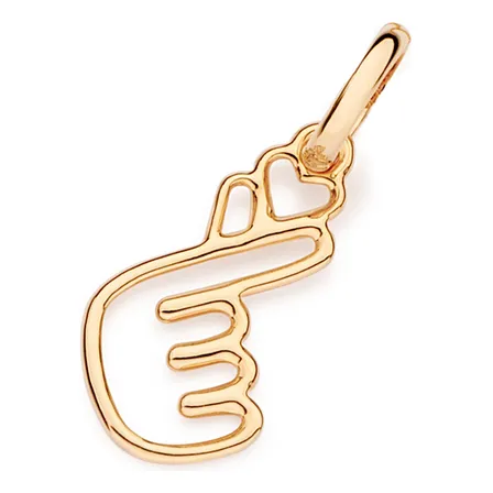 Pingente Coracao Dorama Vazado Rommanel 542950