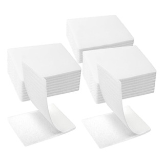 Cinta De Gancho Y Bucle Versátil 5cmx5cm Cuadrado 24 Piezas Cinta De Gancho Y Bucle Versátil 5cmx5cm Cuadrado 24 Piezas