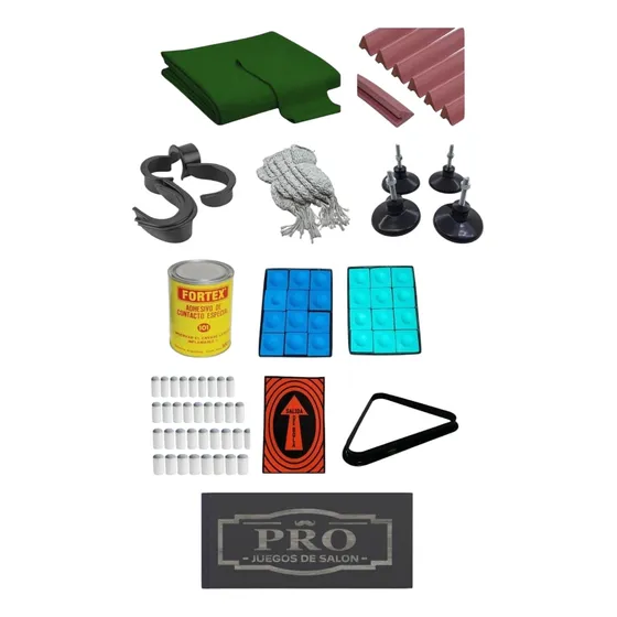 Kit Completo De Reparación Para Mesa De Pool