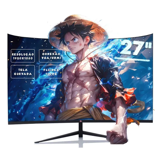 Monitor Gaming Series Tela Led Curva 27'' 100hz 1ms Full Hd