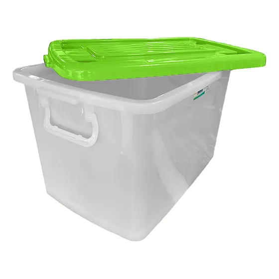 Caja Plástica Multiusos Con Tapa  De 65 Lts Duraplast