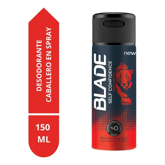 Blade Desodorante En Spray Caballero Auto Confianza 150 Ml