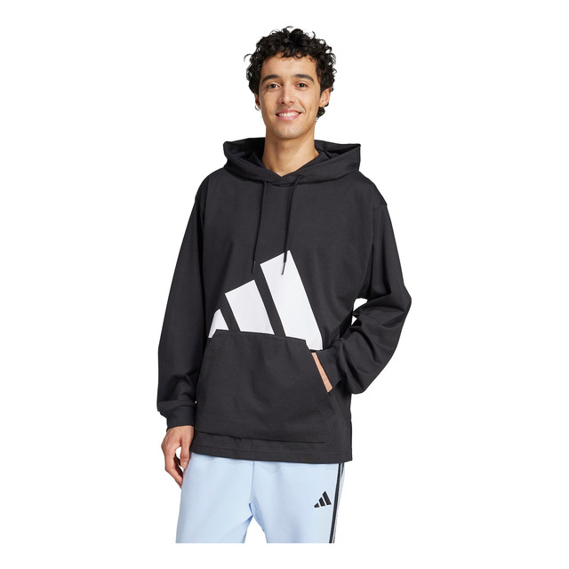 Blusa De Moletom Masculina Com Capuz adidas Big Logo Blusa De Moletom Masculina Com Capuz adidas Big Logo