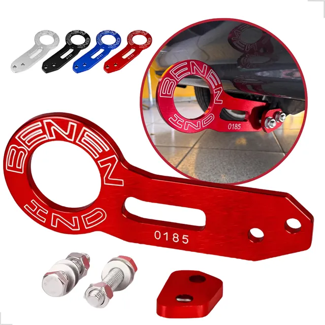 Engate Reboque Traseiro Tow Hook Aluminio Jdm Universal
