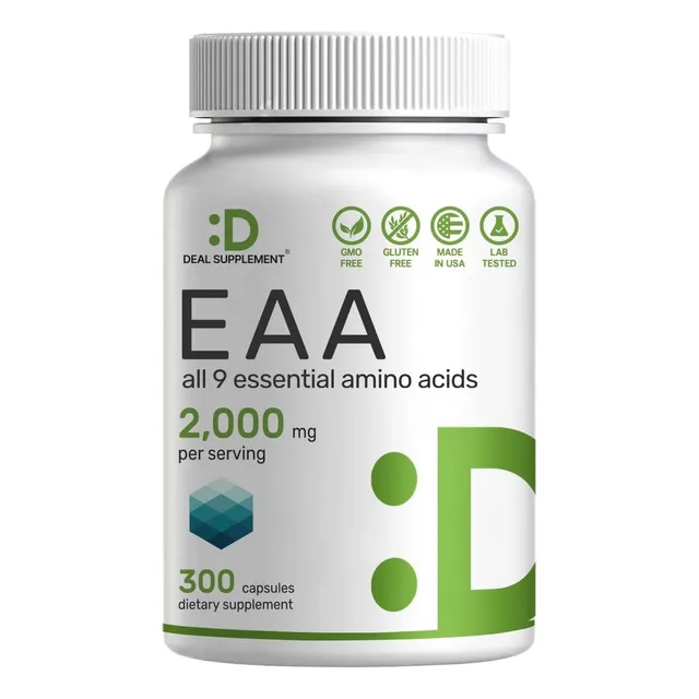 9 Aminoacidos Esenciales   Eaa's  Americano Capsulas