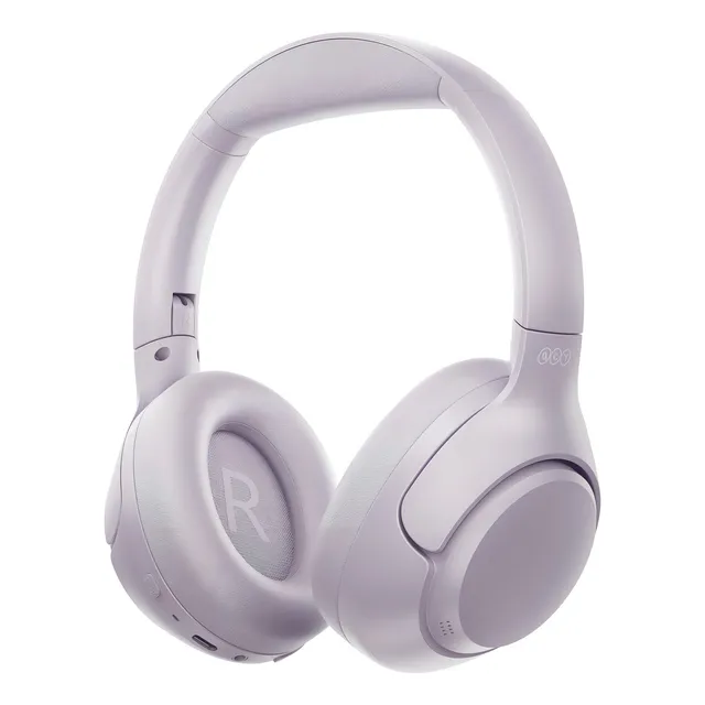 Qcy H3 Anc Audífonos Inalámbricos Gamer Diadema Hi-res Lp Color Violeta