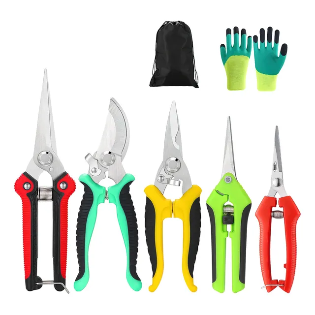 7 Kit De Tijeras De Jardinería Para Podar Profesional Jardín
