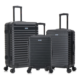 Inusa Deep Luggage Set Con Ruedas Y Pernos De Doble Spinner Inusa Deep Luggage Set Con Ruedas Y Pernos De Doble Spinner