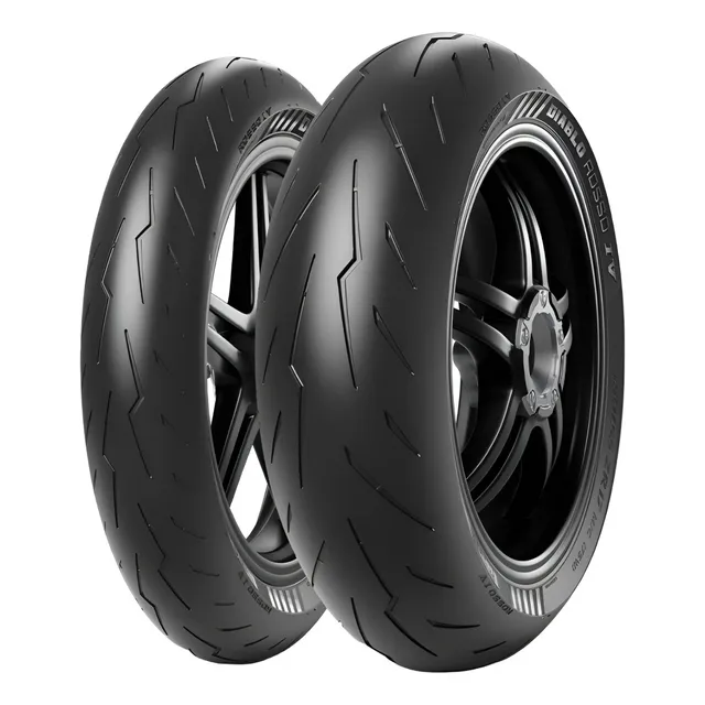 Pneu Pirelli Diablo Rosso Iv 4 120/70zr17 + 200/55zr17 W
