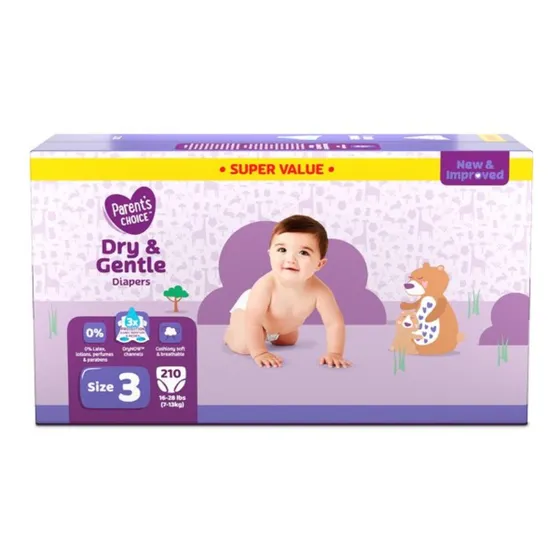 Pañales Talla 3 Parent's Choice Sfi-01644t3