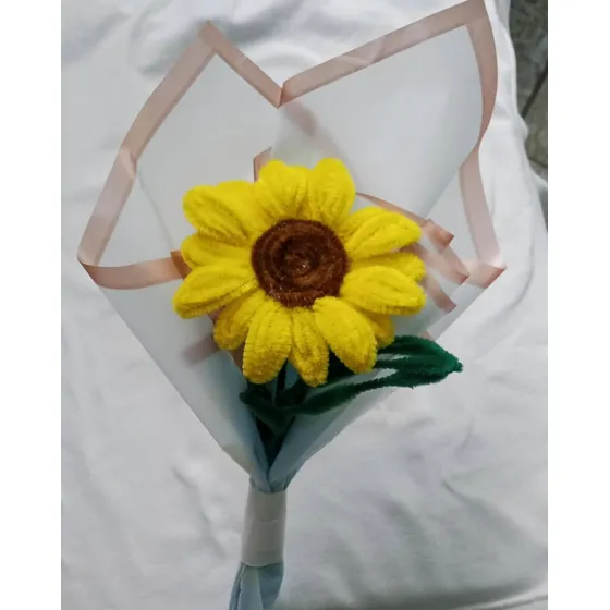 Flores Con Cheniles Varias