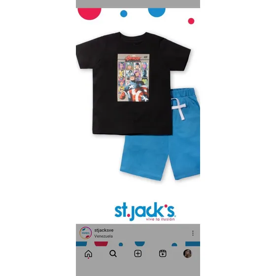Ropa De Niño Avengers