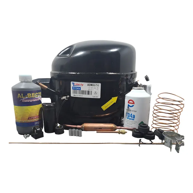 Compresor De Nevera 1/3 R134 + Combo De Instalacion
