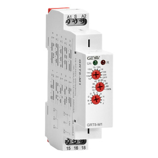 Relé De Retardo De Apagado Geya Grt8-m1, 16 A Ac/dc12 V-240 Relé De Retardo De Apagado Geya Grt8-m1, 16 A Ac/dc12 V-240