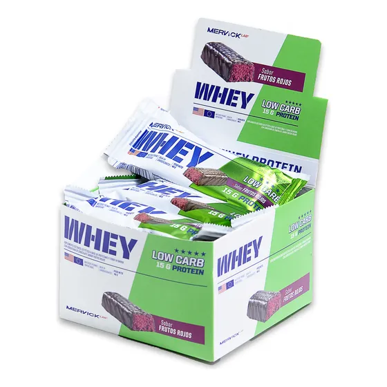 Whey Low Carb Protein 46g X 12u Mervicklab Proteina Y Fibra