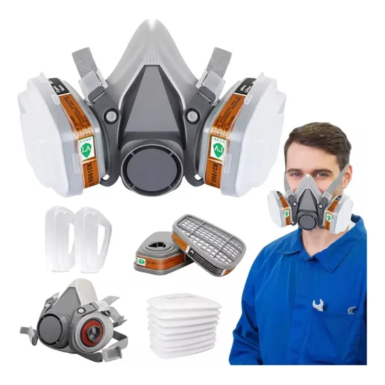 Mascarilla Medía Cara , Gas, Fumigación, Polvo, Pintura