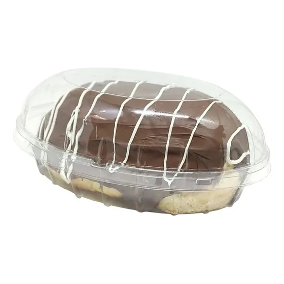 25 Embalagem Oval Colomba Bolo Pavê Mousse Doce G34p 1000ml 