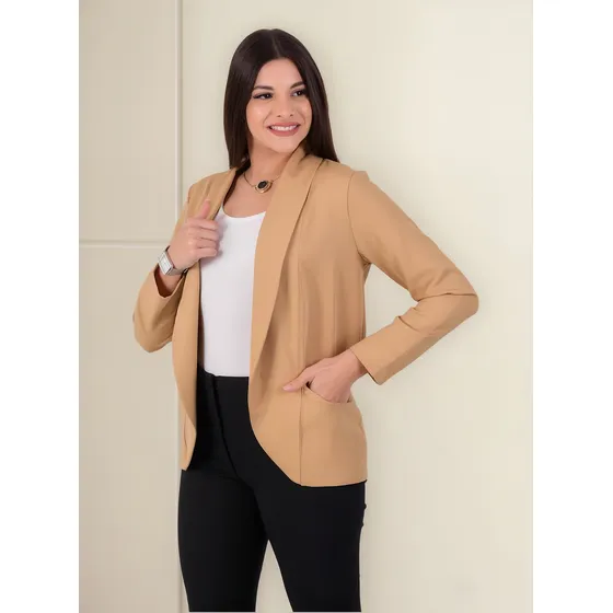 Blazer Saco Sastrero Mujer Elegante Caty