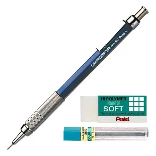 Lápis Koh I Noor ESTOJO VERSÁTIL DE 2 MM C.5211 com chumbo preto