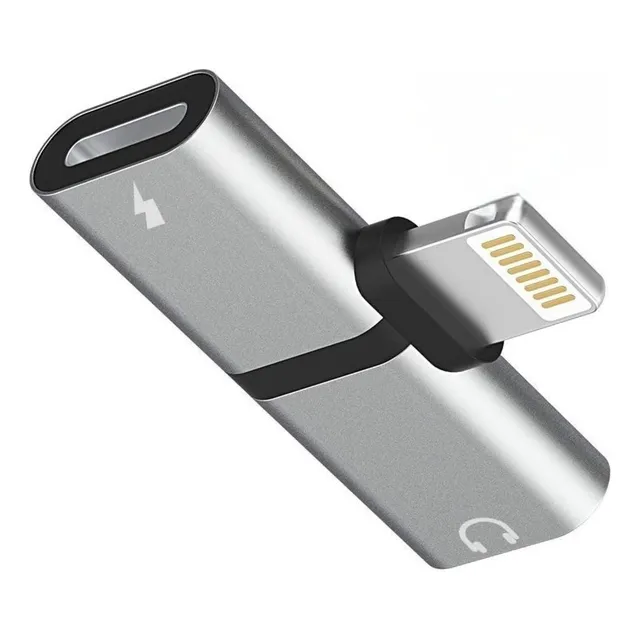 Adaptador Para Iphone 11 12 13 14 Pro Max/ Audífonos + Carga