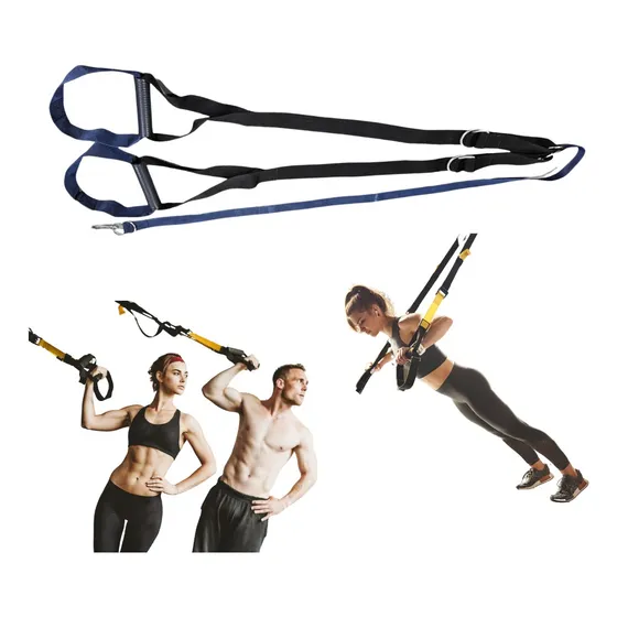 Banda De Suspensión Trx Resistencia Entrenamiento Fitness Color Amarillo