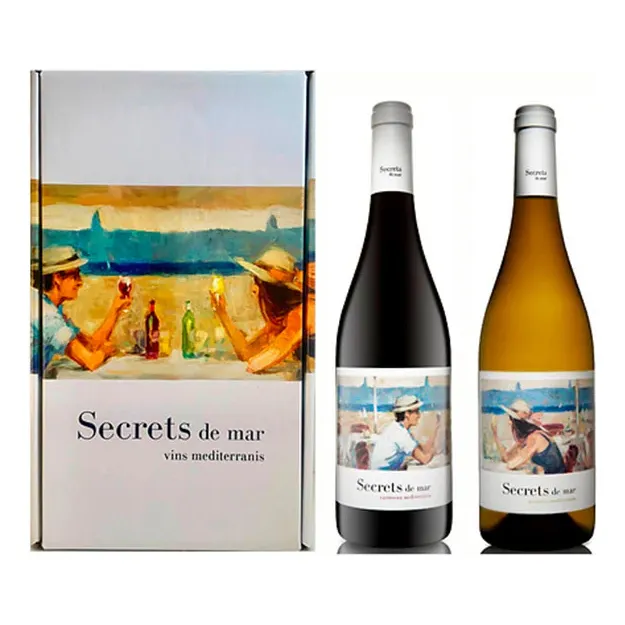 Vino Tinto Y Blanco Secrets De Mar 750ml Clos Galena Pack X2