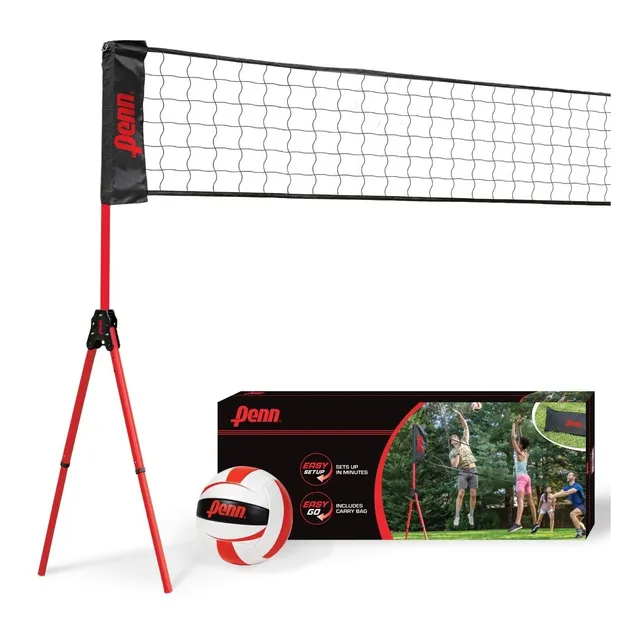 Malla De Voleibol Kit Portatil Ajustable Premium Con Balon 