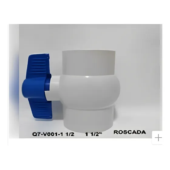 Válvula De Paso Pvc Roscada Q7 1 1/2''  Modelo Q7-pv001