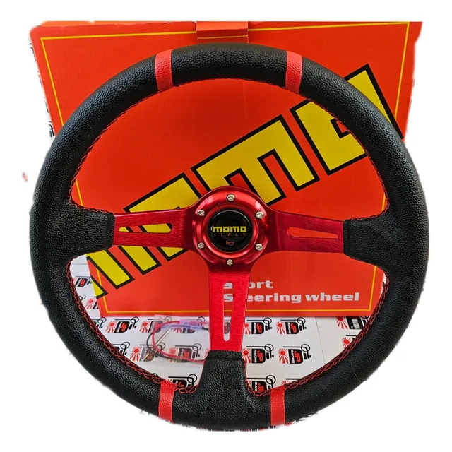 Volante Deportivo Concavo Momo Italy 350mm Jdm Tuning Racing