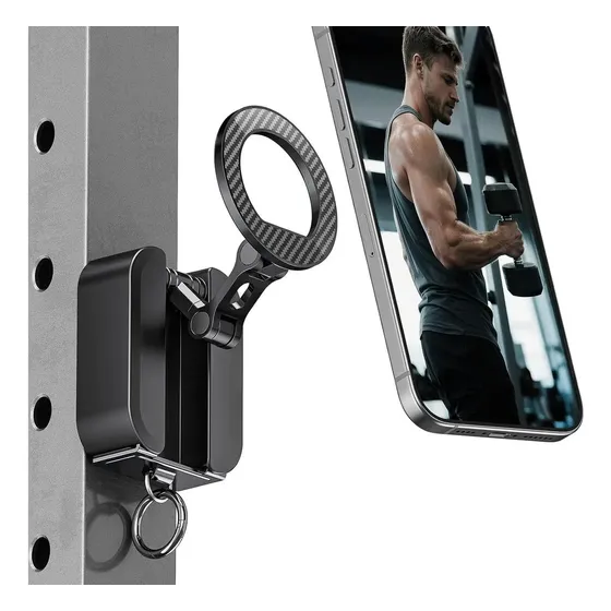 Suporte De Telefone Magnético 3 Em 1 Genérico Para Academia