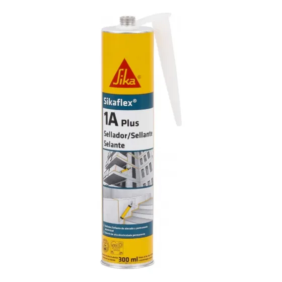 Sikaflex 1a sellador poliuretano cartucho 300ml gris
