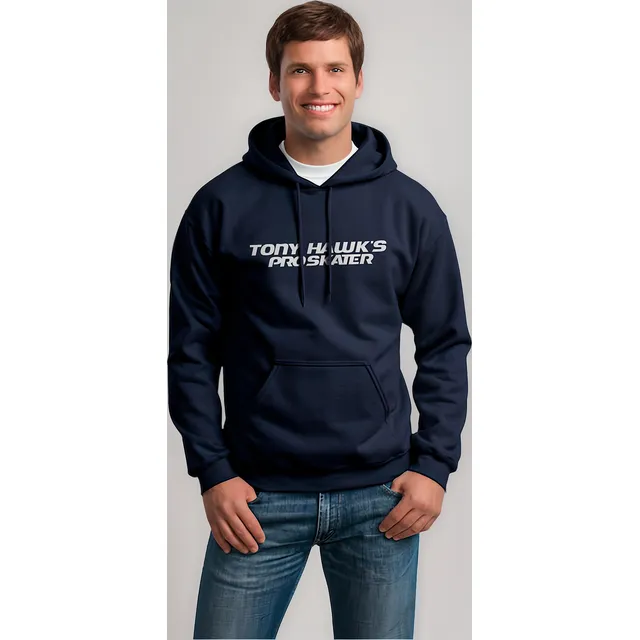 Buzo Hoodie Con Capota Tony Hawk Tabla San Diego California