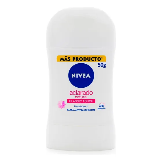 Desodorante Nivea Barra Aclarado Natural 50 Gr
