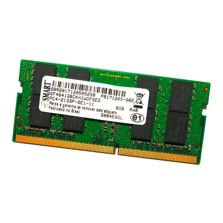 Memória RAM color verde  8GB 1 Smart SF4641G8CKHIWDFSEG