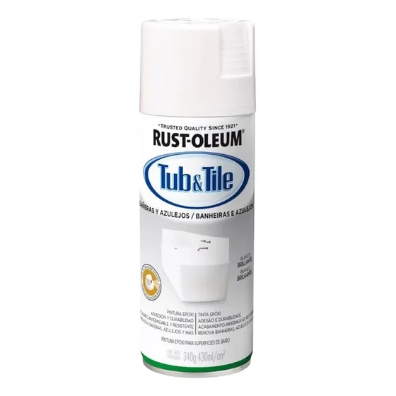 Pintura Para Tina Bañera Azulejos Lavamanos Rust Oleum