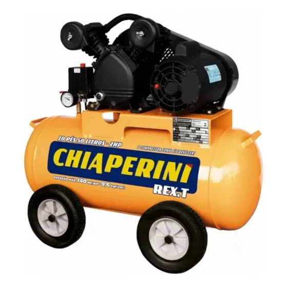 Compressor De Ar 10 Pés Rex.t 50l Trifásico 2hp 220v/380v