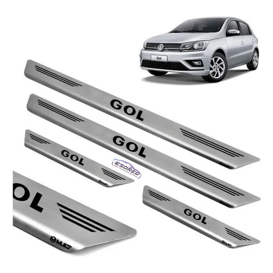 Kit Pisapuertas Volkswagen Gol Acero Inoxidable