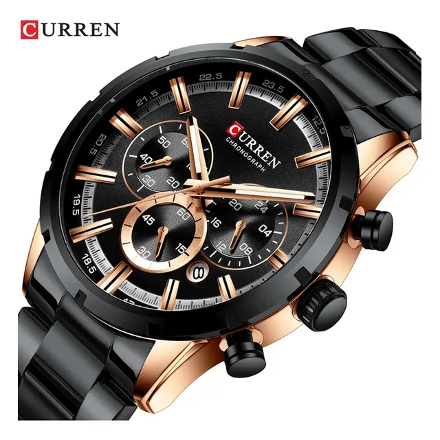Reloj Curren 8355, Nuevo, En Acero.