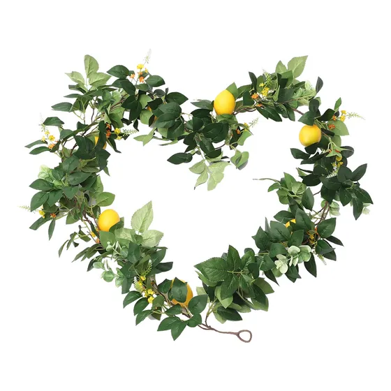 Asodomo Guirnalda Artificial Limon 6 Pie Flor Para Colgar