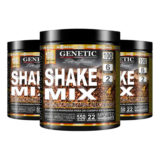 Batido Soja Vegano Shake Mix Dieta Reemplaza Comidas Genetic