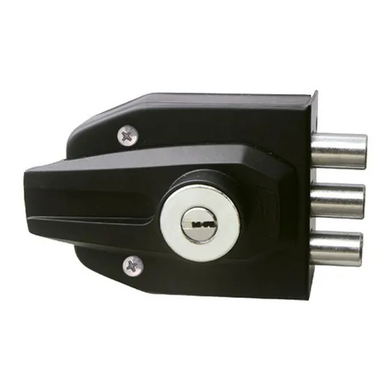 Cerradura Chapa Puerta As 3000 Negro Alta Seguridad Phillips