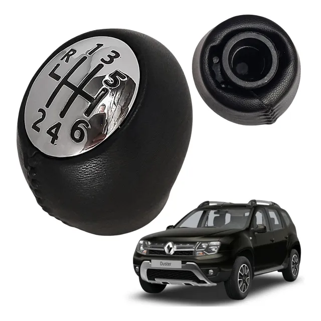 Pomo Perilla 6 Cambios Renault Duster 2.0 Cuero Mecánico