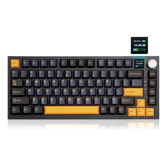 Teclado Gamer Mecánico Inalámbrico 75% Con Bluetooth Y Rgb