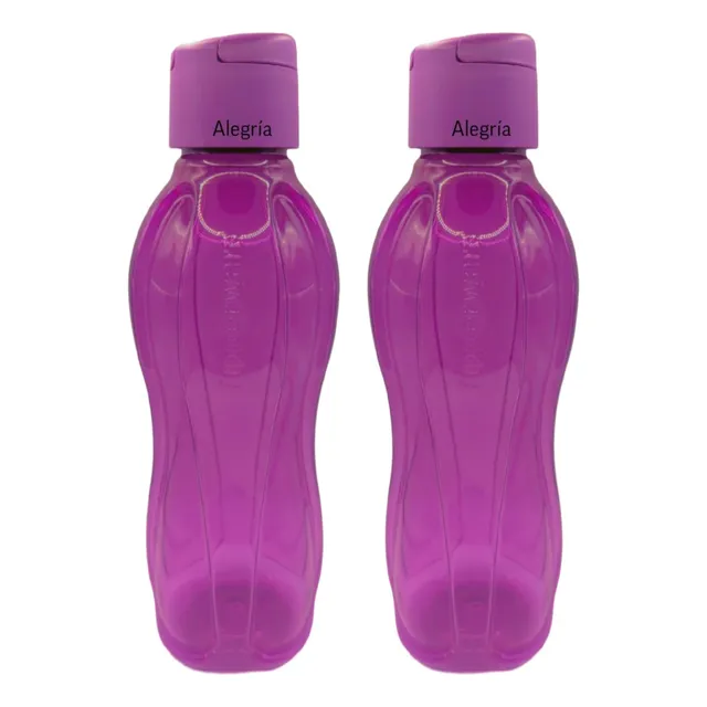 Paquete De 2 Botellas Para Agua Tupperware 1 Litro