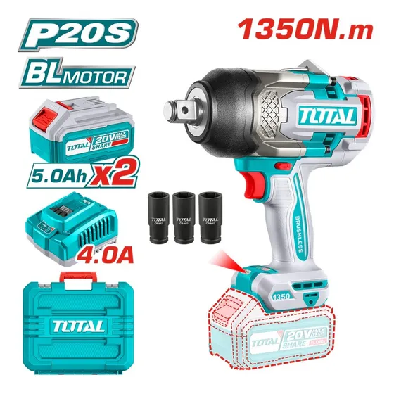 Pistola Llave De Impacto 1350nm Total