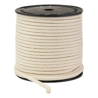 Corda Cordão 100% Algodão 5mm Com 50 Metros Trançado Corda Cordão 100% Algodão 5mm Com 50 Metros Trançado