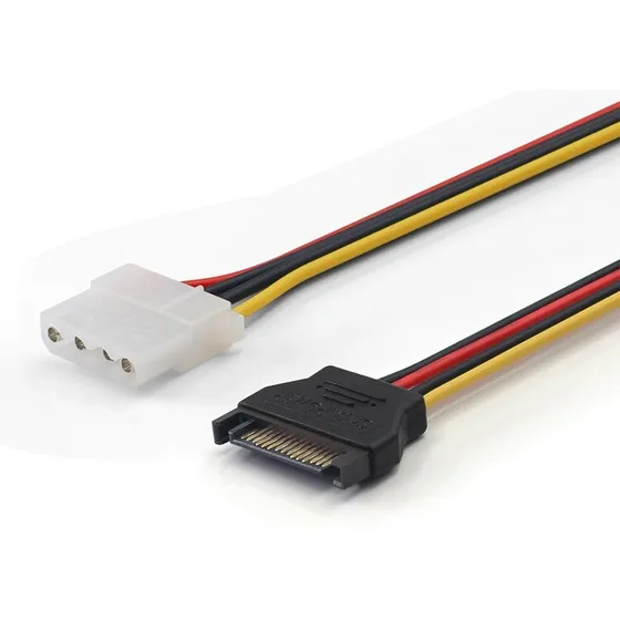 Adaptador Sata(macho) P/ Ide Força Molex(femea) De 4 Pinos