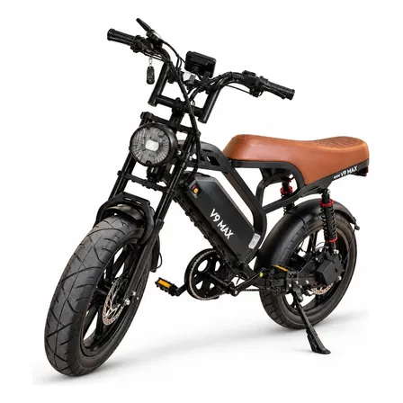 Bicicleta Elétrica V9 Max 1000w Freio Hidráulico Alarme Nfc Preto