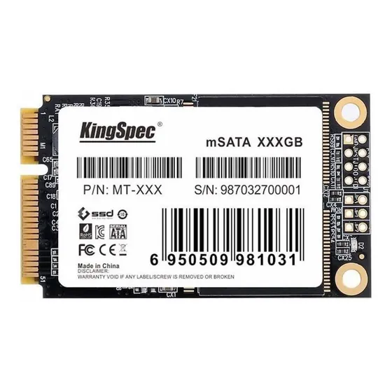 SSD mSATA de 256GB 30x50mm Kingspec - MT-256
