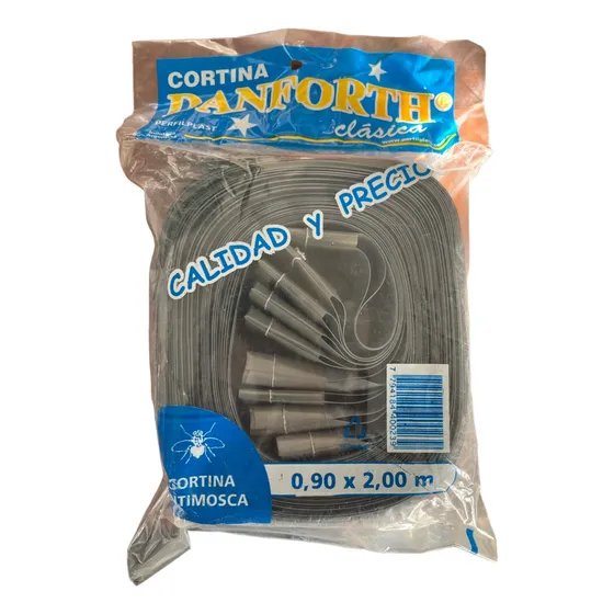 Cortina Danforth Tiras Plasticas Tipo Almacén Moscas 0,90x2m